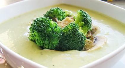 Суп-пюре с брокколи - рецепт, способ приготовления, ингредиенты