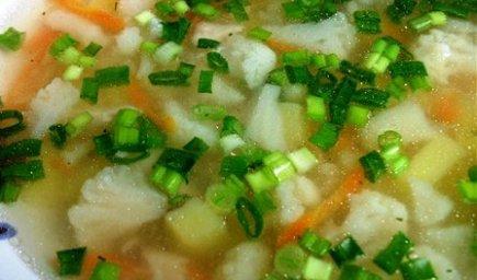 Суп с цветной капусты - рецепт, способ приготовления, ингредиенты